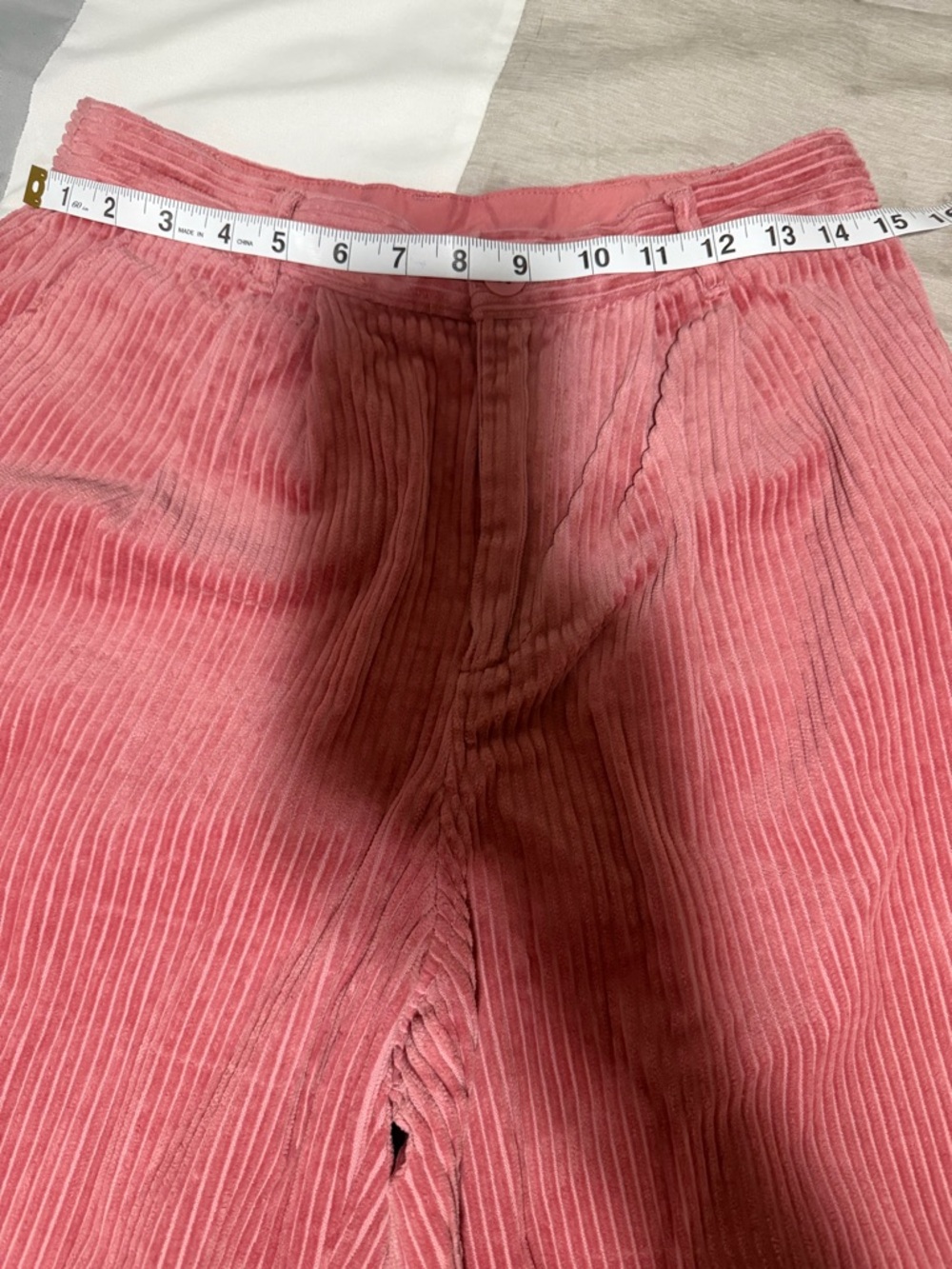 Rowing Blazers Pink Corduroy Straight-Leg Pants - Picture 6 of 6